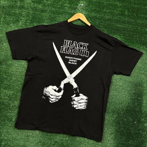 Black Flag Everything Went Black T-shirt size extra large - Picture 3 of 4